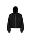 ESSENTIAL + BOXY HOODIE - BLACK