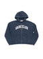 UNIVERSITY ZIP-HOODIE - VINTAGE BLUE